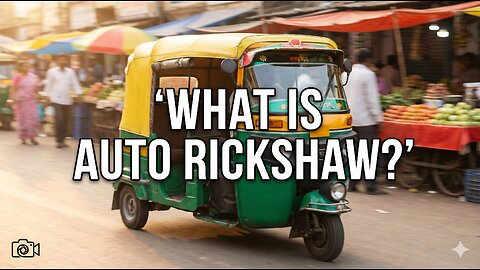 What Is Auto Rickshaw? Origin, History & Future Guide