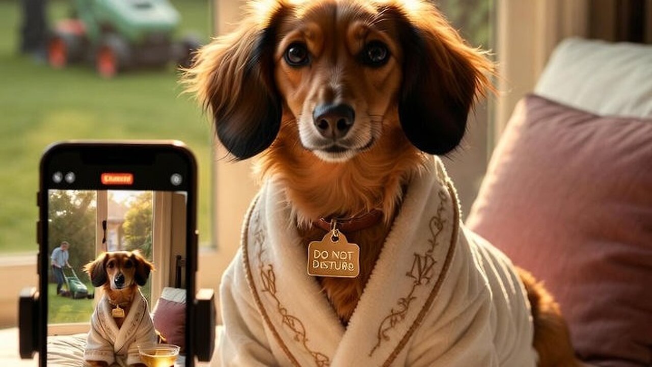 dogfluencer morning routine 🦴