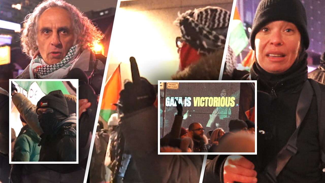 Des manifestations pro-Hamas éclatent à Montréal après un accord de cessez-le-feu
