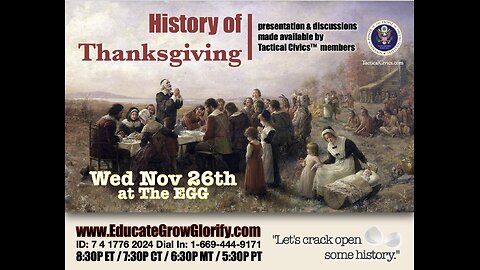 251126 The EGG A Little History on Thanksgiving