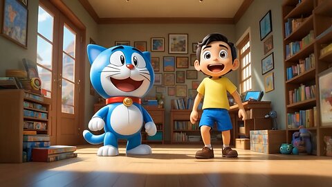 Doraemon’s Time Travel Adventure! 🚀 Nobita & Friends Explore Ancient Egypt | Kids Cartoon Story