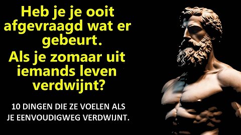 TIEN DINGEN DIE EEN NARCIST VOELD ALS JE EENVOUDIGWEG VERDWIJNT.