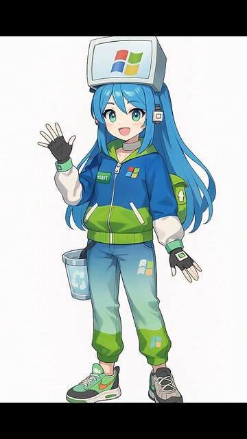 If Windows was a Vtuber