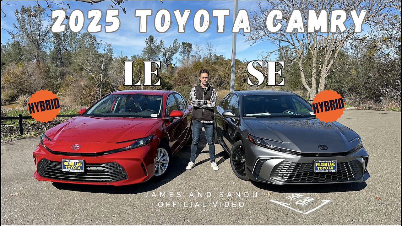 The new 2025 Toyota Camry LE vs SE. Which is better? Full specs