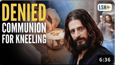 Chosen's Jesus Actor Jonathan Roumie DENIED Communion for Kneeling