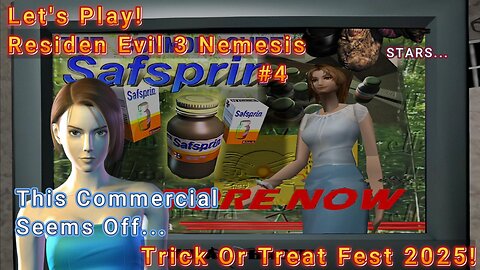 Let's Play! Resident Evil 3 Nemesis Seamless HD Mod! Part 4! I Think I've Seen This Before!