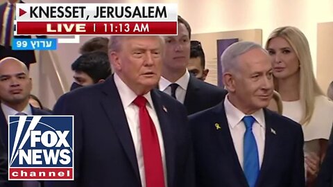 Trump arrives at Israeli Knesset as all living hostages released Trump arrives at Israeli Knesset as all living hostages released