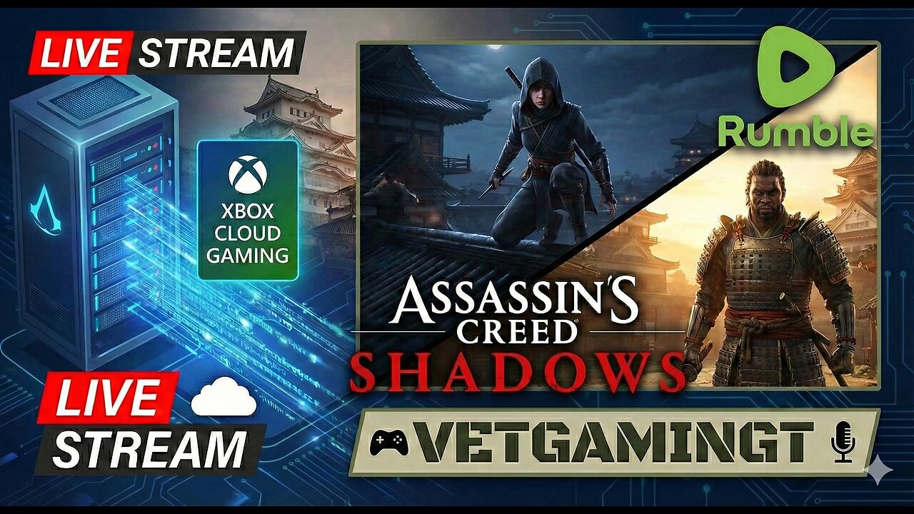 AC Shadows LIVE! Feudal Japan on Xbox Cloud ☁ 🎮