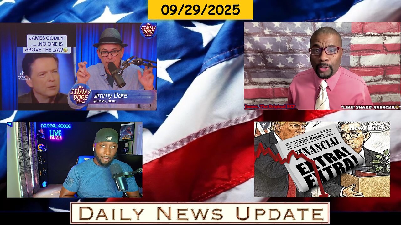 EP1700 | Jimmy Dore: Comey’s Lies, BCP: CHRIS WRAY, Da Real Adogg: OPENED-FIRE, X22 Report: Tariffs