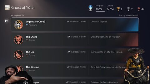 Ghost Of Yotei Side Quest Wrap Up & Plat Trophy Oct 18 2025