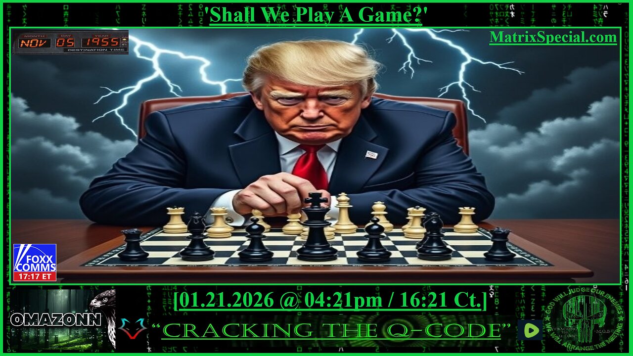 "CRACKING THE Q-CODE" ~ 'Shall We Play A Game?'