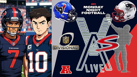 VAS Live | HOUSTON TEXANS @ NEW ENGLAND PATRIOTS | DIVISIONAL | STROUD VS MAYE