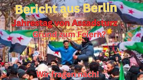 Live: 🛑"Jahrestag zum Sturz des Assad Regime in Syrien"- #071225