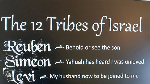 The 12 Tribes of Israel Characteristics