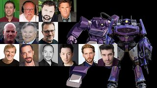 Animated Voice Comparison- Shockwave (Transformers)
