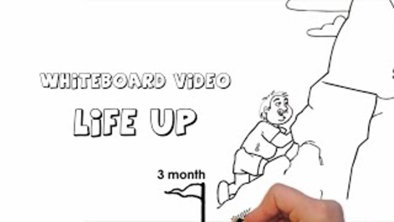 Life Up Whiteboard Explainer Video Animated by MotionGility