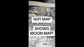 Map Of The Moon From 1691