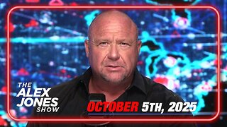 THE ALEX JONES SHOW - 10/5/2025: Civil War Alert! Dem Ill. Gov. Pritzker Defends Violent Attacks On ICE In Chicago, Dem Insurrectionist Judge Illegally Blocks Trump Sending Troops To Portland, Trump Responds BY Sending 300 Guard To Chicago