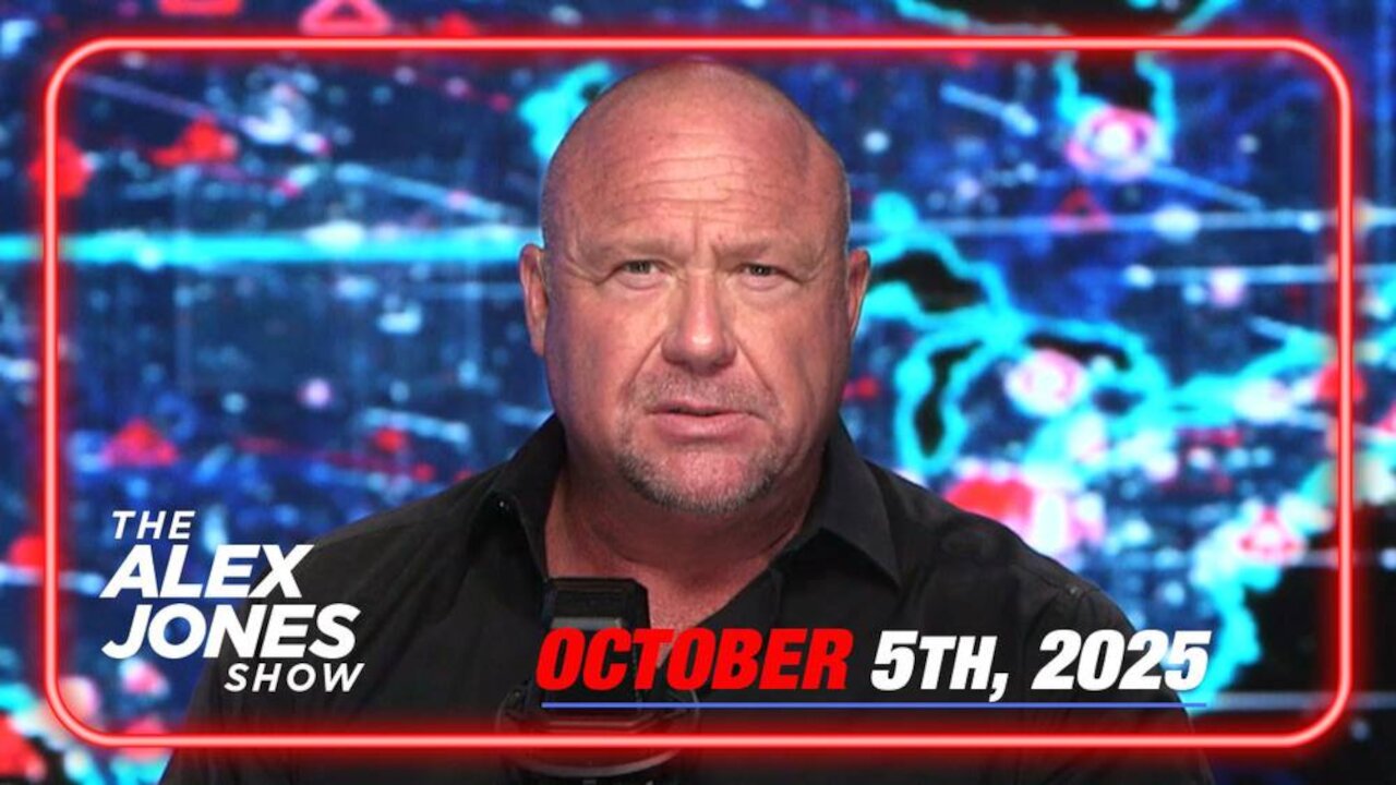 THE ALEX JONES SHOW - 10/5/2025: Civil War Alert! Dem Ill. Gov. Pritzker Defends Violent Attacks On ICE In Chicago, Dem Insurrectionist Judge Illegally Blocks Trump Sending Troops To Portland, Trump Responds BY Sending 300 Guard To Chicago
