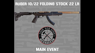 RUGER 10/22 FOLDING STOCK 22 LR 16.2″ 25-RD SEMI-AUTO RIFLE