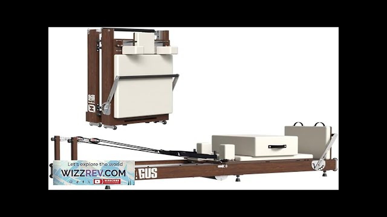Foldable Pilates Reformer Machine Wooden Pilates Bed Refomrer Machine ...