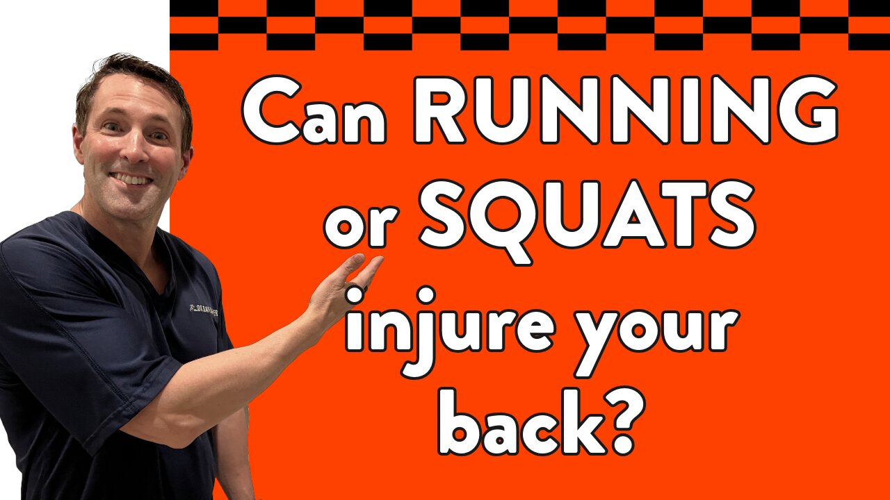 Can running or performing squats injure your back?