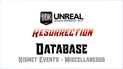 UDK RESURRECTION | Database | Kismet Events - Uncategorized