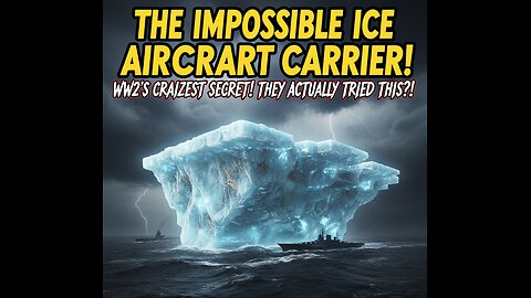 WWII's biggest secret: An aircraft carrier made of... sawdust? 🤯