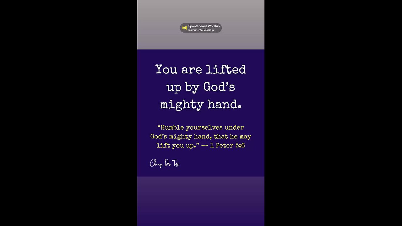 Humble yourself