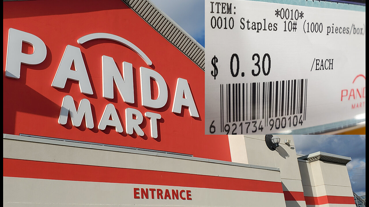 Some Panda Mart Items Are Less Than $1 In Canada.