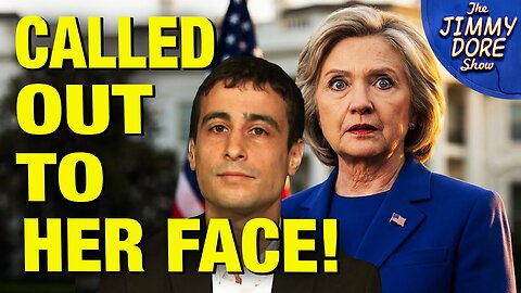 Pro-Israel Genocide Stance - Aaron Maté CONFRONTS Hillary Clinton