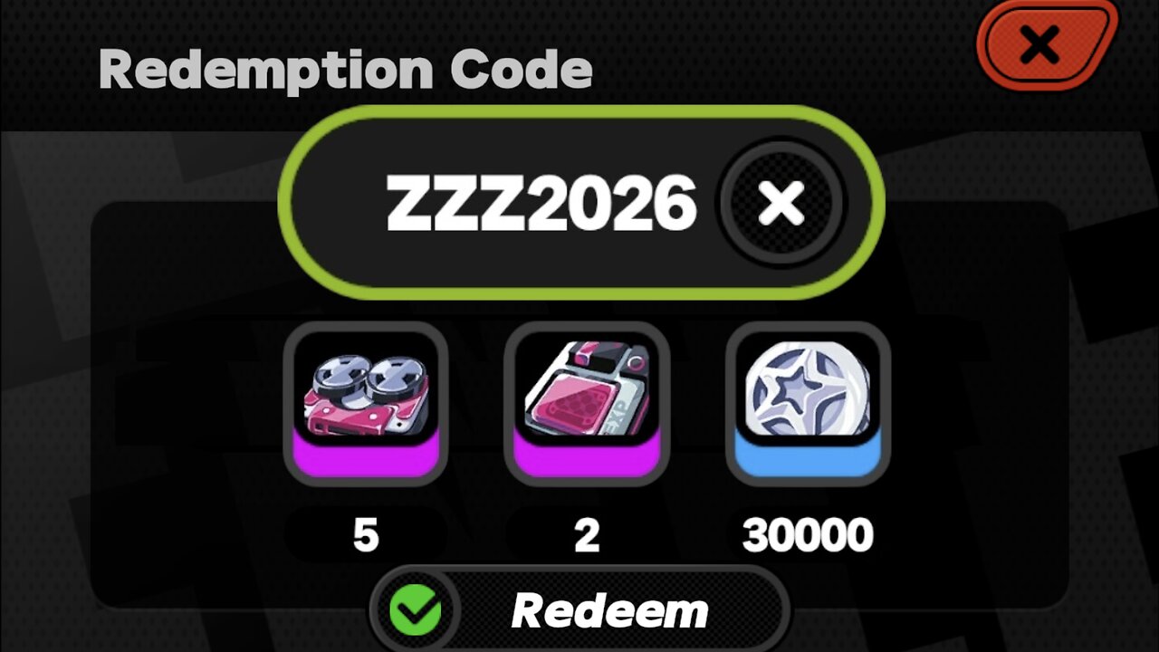 Dec 30, 2025 Item Code (Zenless Zone Zero)