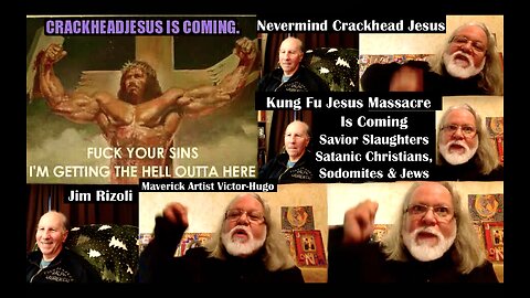 Kung Fu Jesus Massacre Savior Slaughters Satanic Christians Sodomites Jews Jim Rizoli Victor Hugo