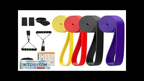 KALOAD 11pcs Heavy Duty Latex Resistance Band Exercise Elastic Band Set Review