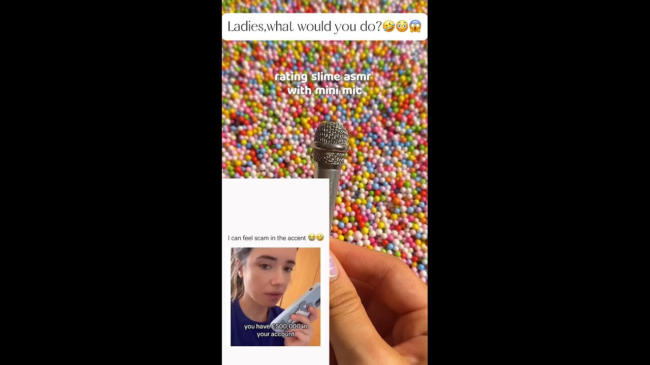 Lady 1-800-0perators, what would you do if a scammer called? W/ slime #asmrsounds