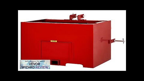 VEVOR 3 Point Ballast Box 800lbs Capacity Hitch Ballast Box Standard 2'' Review