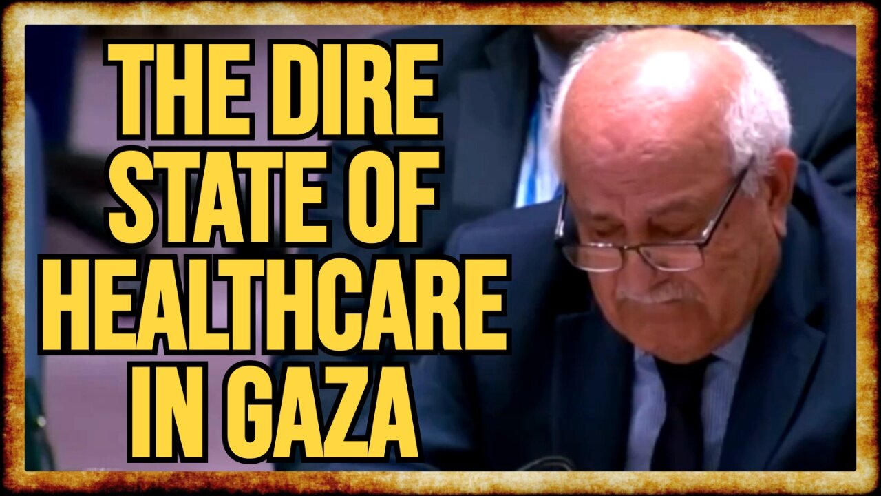 Palestinian Ambassador HOLDS BACK TEARS Discussing TRAGIC UN Gaza Healthcare Report