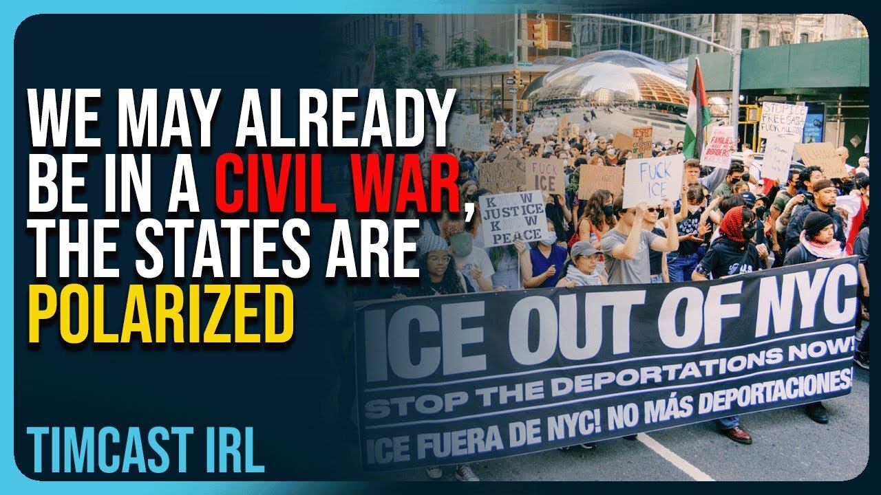 We May Already Be In A CIVIL WAR, The States Are POLARIZED