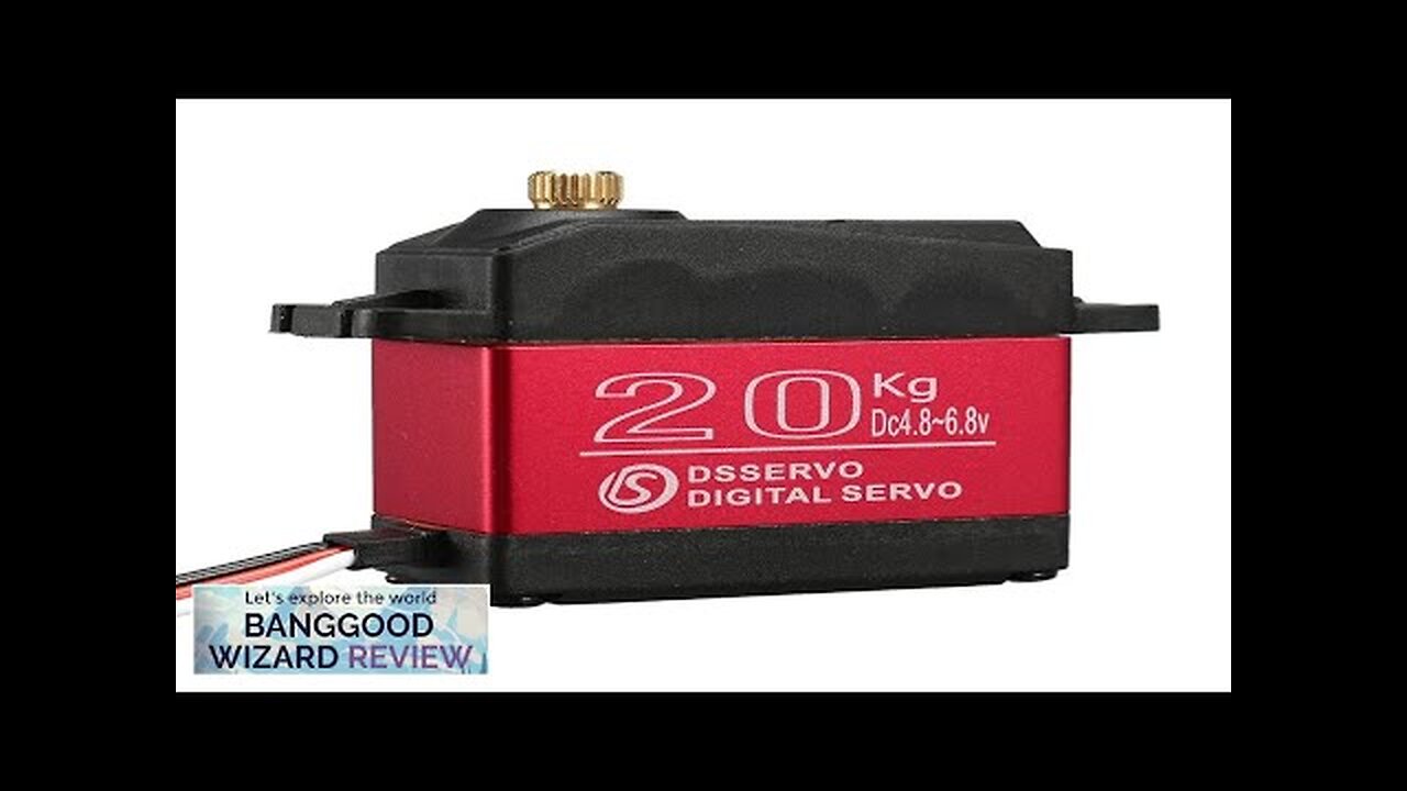 DSSERVO DS3218MG Waterproof 20KG High Speed Metal Gear 180°/270° Digital Servo Review