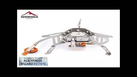 Widesea Camping Wind Proof Gas Burner Outdoor Strong Fire Stove Heater Tourism Review