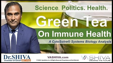 Dr.SHIVA™: Green Tea on Immune Health @CytoSolve Systems Analysis(06/24)
