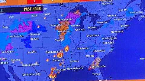 The Midwest and Texas are Burning! The Southeast is Under Severe Thunderstorms! Please Stay Safe!