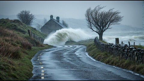 Ireland & UK NOW! Historical Storm Eowyn: Record Winds, 1 Million Without Power!