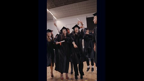 The girls' happiness when they graduated from university