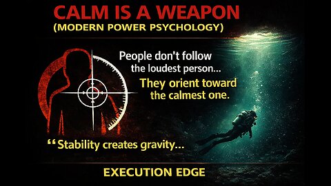 Calm Is a Weapon | Modern Power Psychology