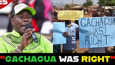 "Gachagua Was Right!" - North Eastern Kenya Residents Protest Leadership Neglect & Marginalization.