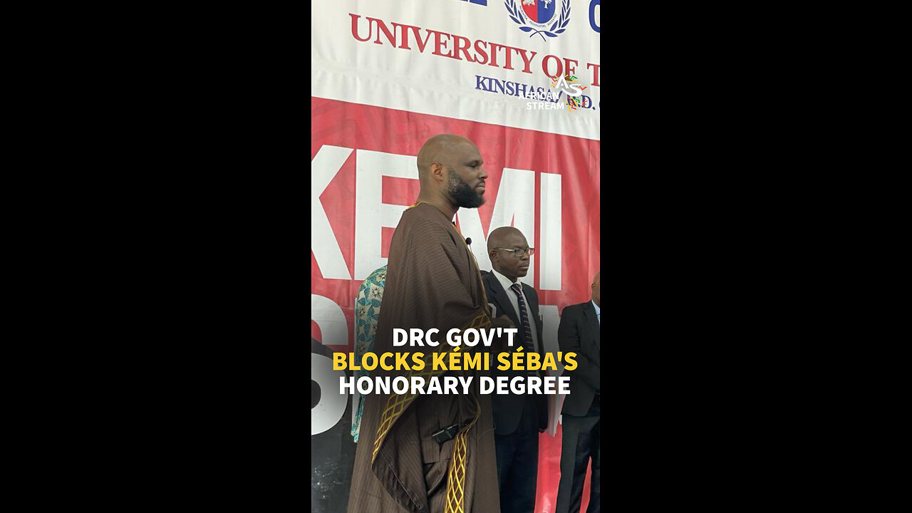 DRC GOV'T BLOCKS KÉMI SÉBA'S HONORARY DEGREE