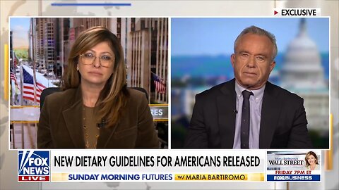 HHS Sec Kennedy spoke about the new dietary guidelines for Americans.