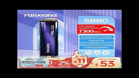 Fanxiang S500Pro/S880 M.2 SSD 3500MB/7300MB/s 512GB 1TB 2TB 4TB PCIe3.0/4.0 M.2 NVMe Review