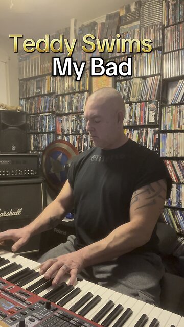 Jamming on the Synth to Teddy Swims My Bad